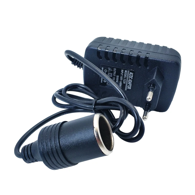 AC DC 110V 220V  12V 전원 공급 장치, 자동차 담배 라이터 컨버터 인버터, EU 플러그 포함, 2A, 5A, 8A, 10A, 220V, 12V 전원 공급 장치