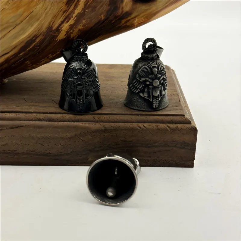 Motorcycles Bell Pendant 316L Stainless Steel Motor Biker Style Men Women Cool Necklace 4