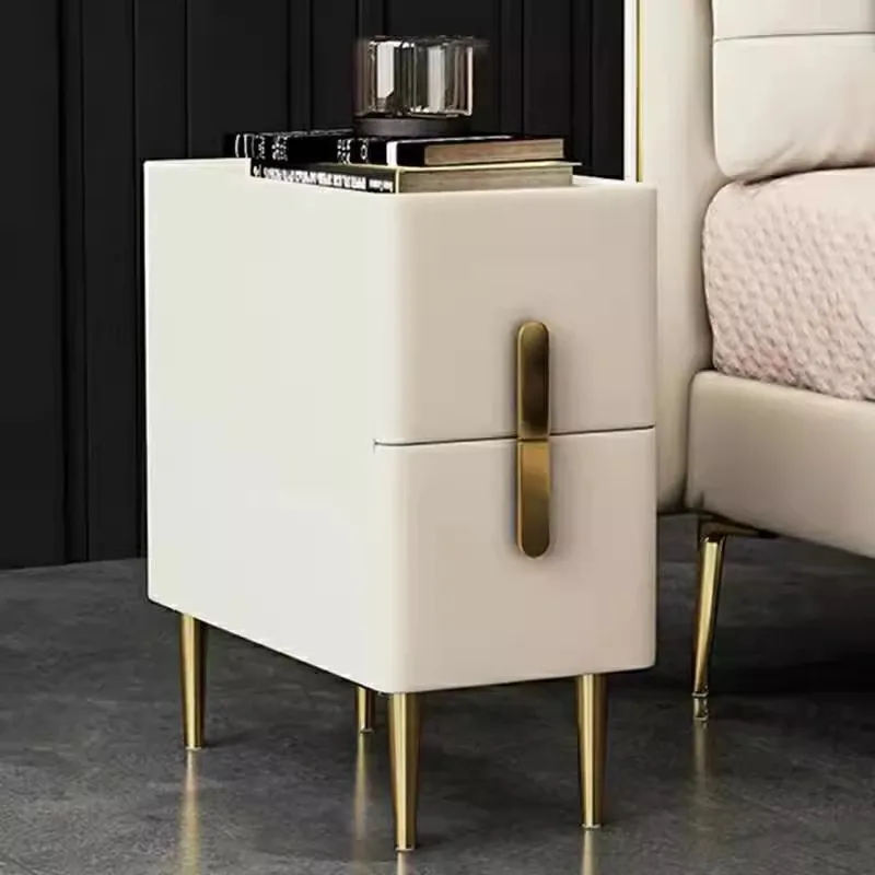 

Luxury Nordic Nightstands Mini Small Simple Design Pretty Bedside Table Storage Narrow Table De Chevet Furniture Living Room