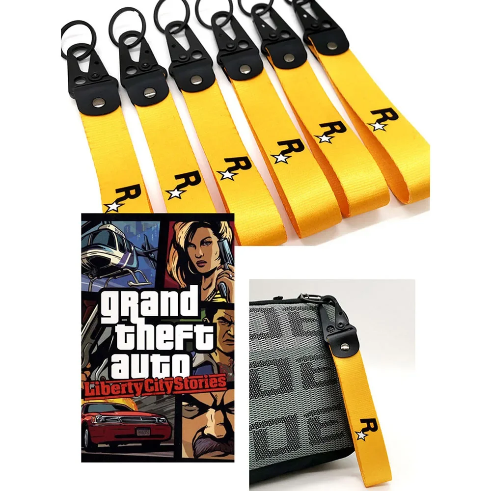 

New High-Quality JDM Racing Keychain Nylon Keychain Auto Key Tags Auto Parts Car Motorcycle Accessories