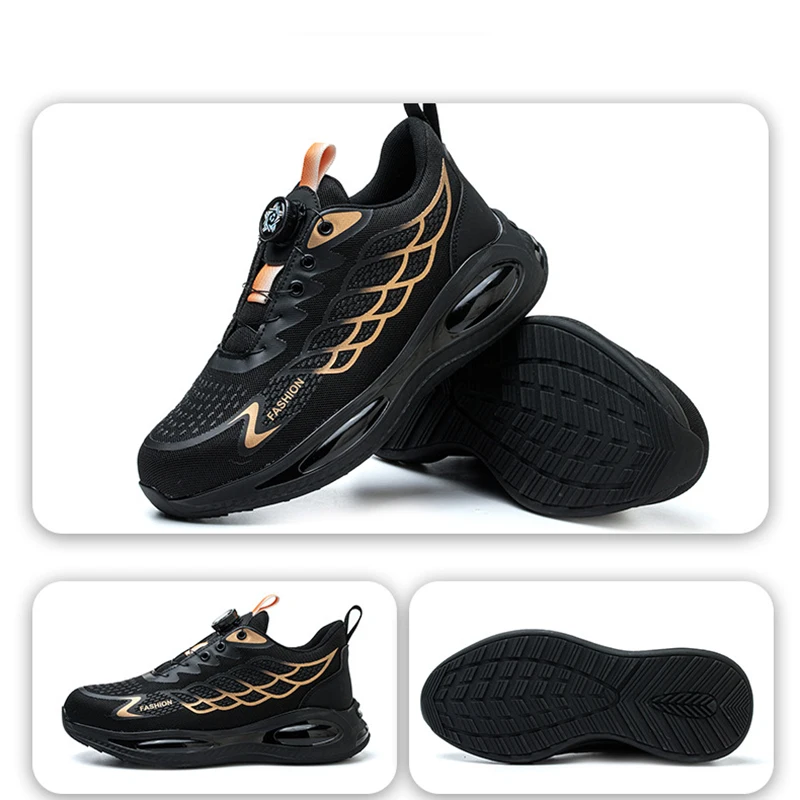 Men's Lightweight High-Density Protective Safety Sneakers