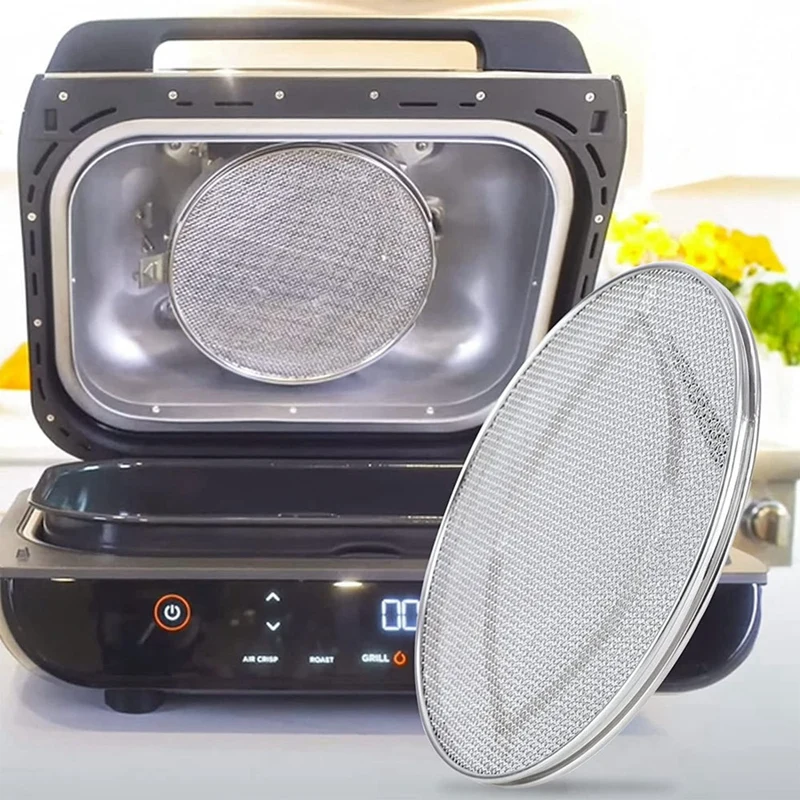 Grill Heat Plate Shield Grill Splatter Shield Stainless Steel Splatter Shield For Ninja Foodi FG551 Smart XL 6-In-1 Indoor Grill