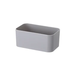 Wall Mounted Multipurpose Storage Shelf and Organizer with Drawer (Gray S)