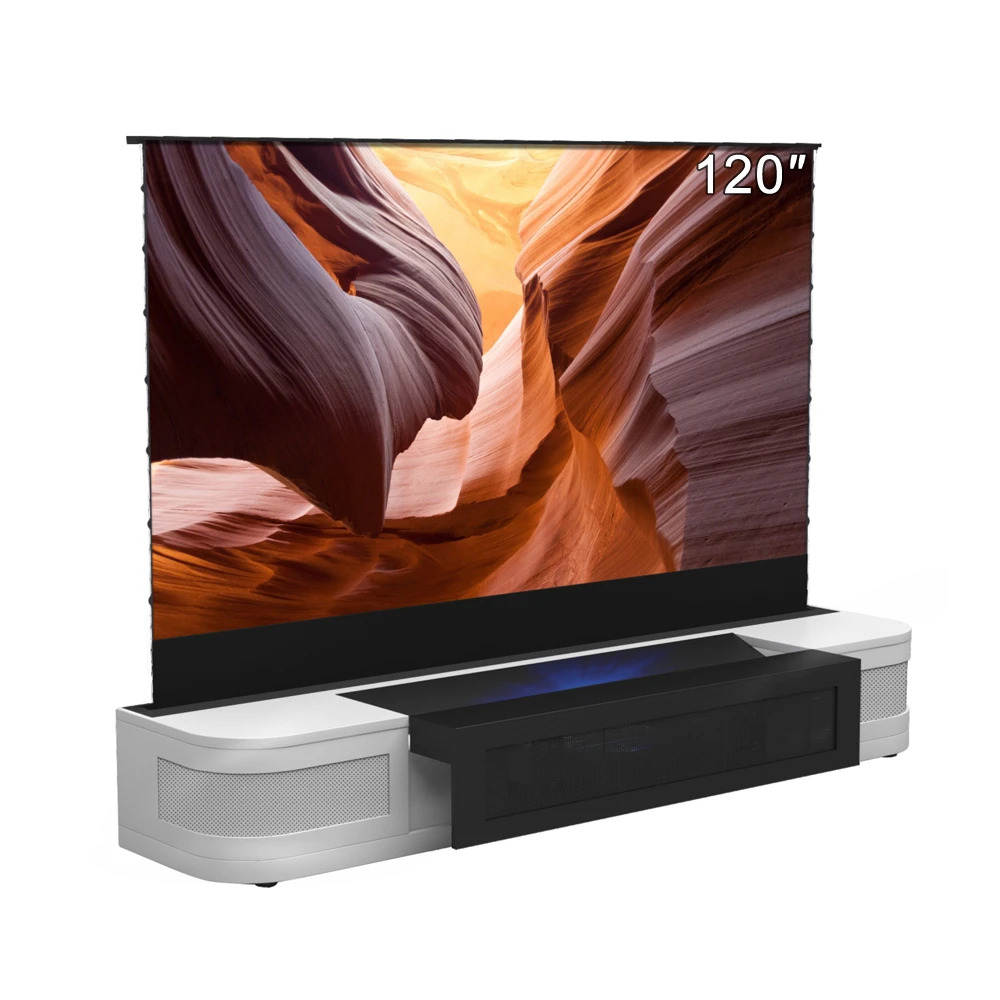 120 Inch Intelligent Laser Tv Projection Screen Automatic Integrated