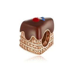 Sterling Silver 3D Pizza and Enamel Coffee Cup Charm Pendant - Playful Gift (FNC349)