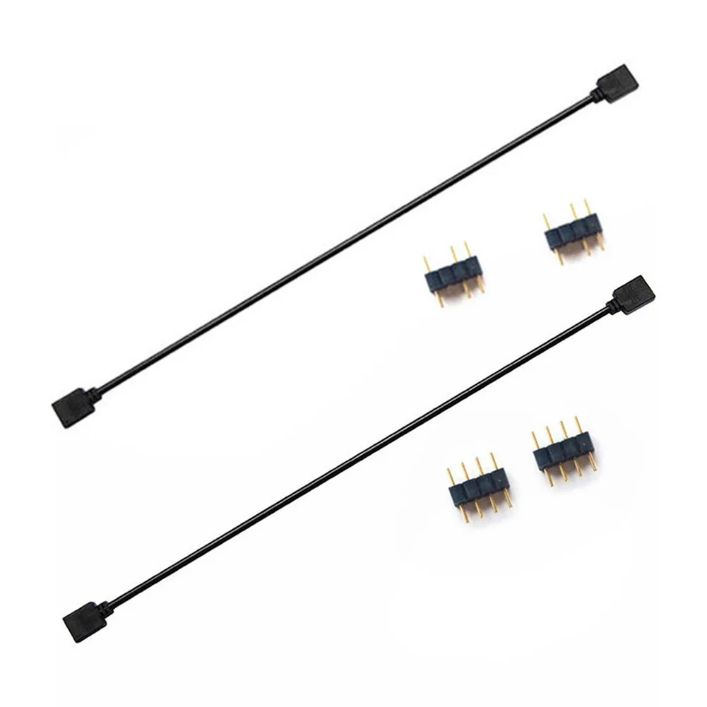 1 To 1 AURA RGB Extension Adapter Cable LED Light Strip 5V 3Pin/12V 4Pin Extension Adapter Cable Motherboard AURA Cable for ASUS