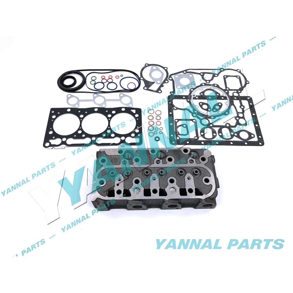

HOT SALE COMPLETE CYLINDER HEAD ASSY VALVES & FULL GASKET FOR KUBOTA D1005 ENGINE