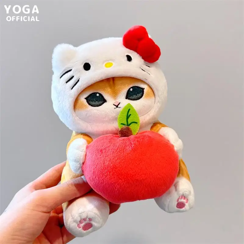 Sanrio Plush Toys Kawaii Cute Kuromi Hangyodon Anime Hello Kitty Crossdressing Mofusand Japanese Cartoon Dolls Gifts To Children