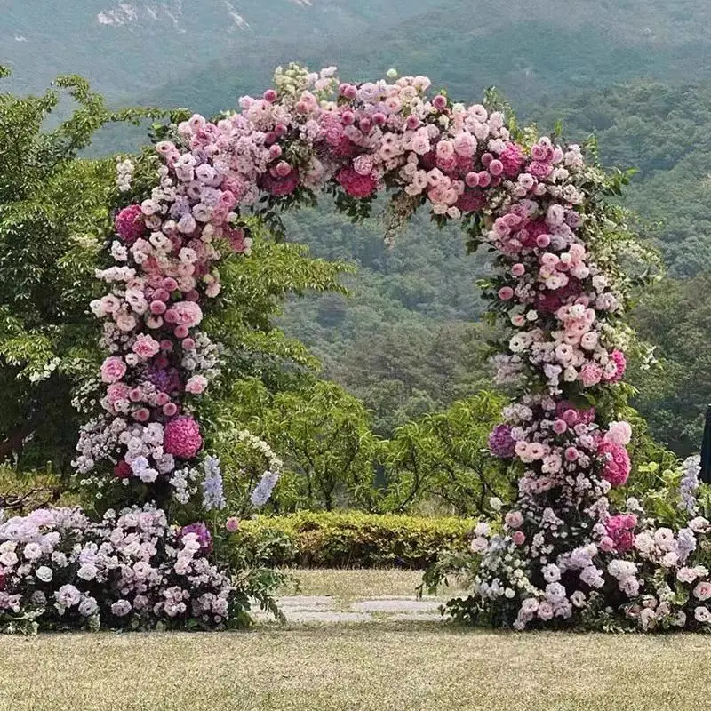1PCS Wedding Arches Open Arch Backdrop Frame U Shaped Wedding Arches for Ceremony Baby Shower Garden Birthday Party Decoration