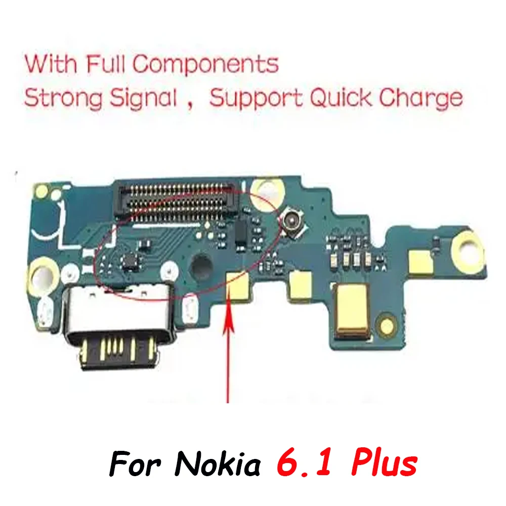 FLAT CONNETTORE CARICA NOKIA 6.1 N6 2018 TA-1068 TA-1089 RICARICA MICROFONO DOCK - Foto 10