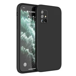 Liquid Silicone Soft Back Phone Case - Enhanced Protection and Sleek Design - GalaxyA53 (Black)