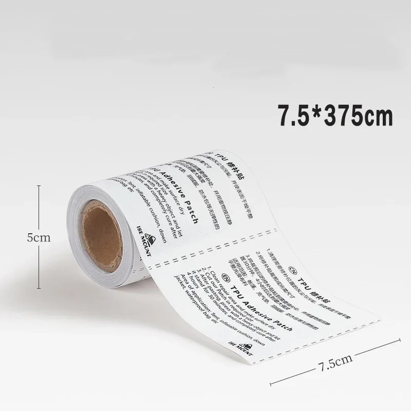Transparent TPU Tent Repair Tape Kit for Leak and Tear Patching