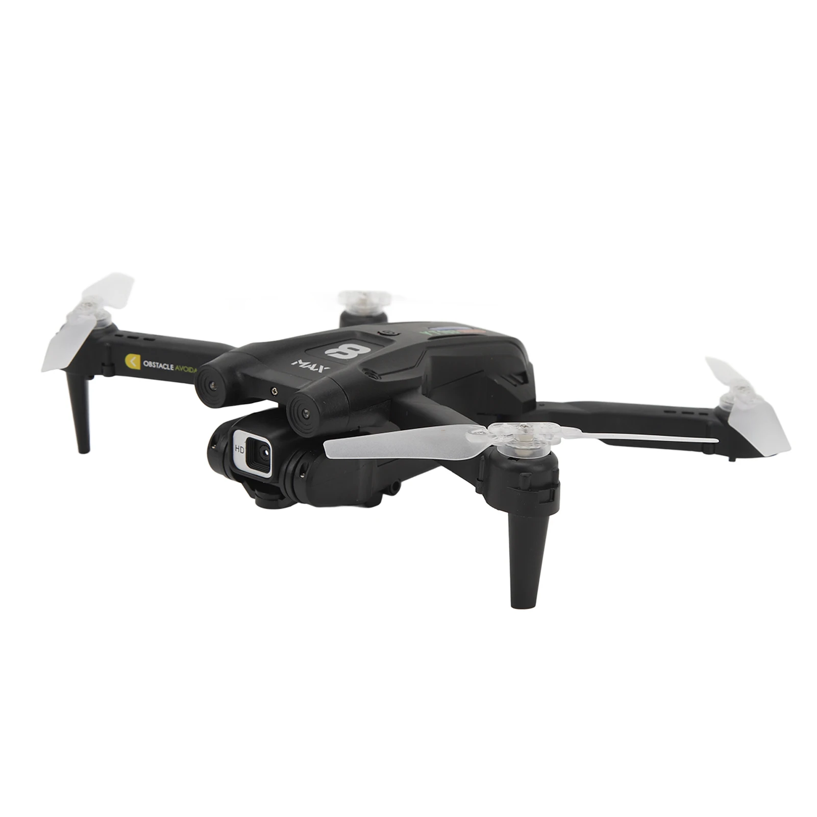 Portable Mini Drone Gravity Sensing HD Dual Camera 360 Degree Obstacle Avoidance RC Quadcopter with LED Light for Photography