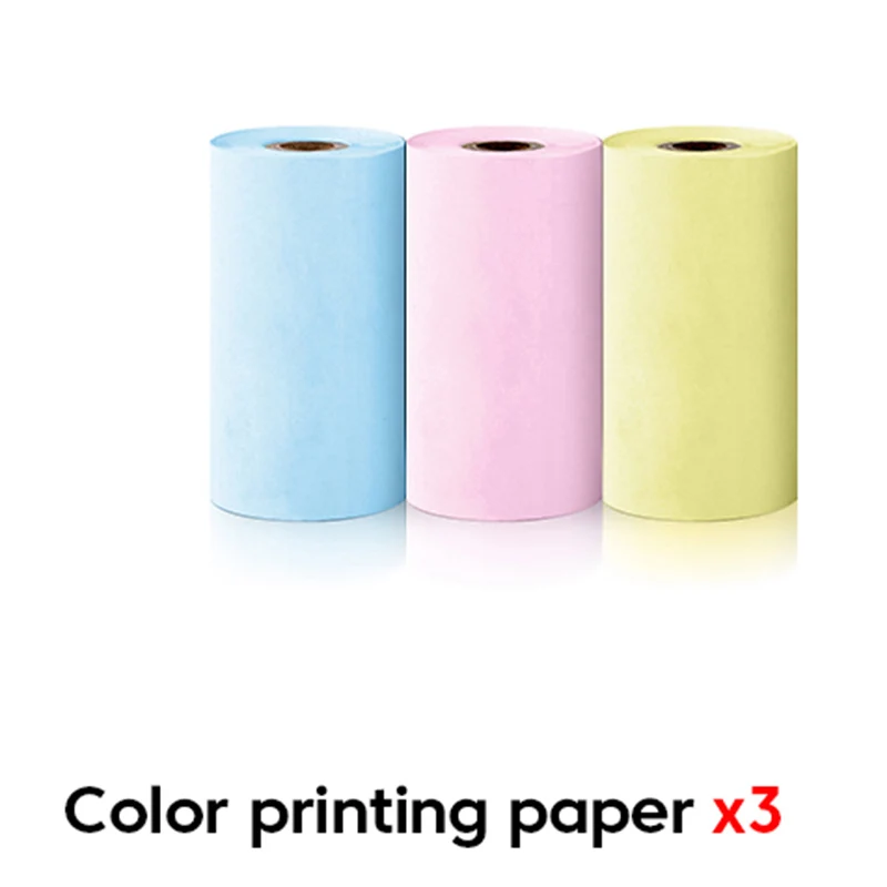 Mini Impressora Auto-adesiva Colorida Papel Térmico Etiqueta de Etiqueta sem Fio Bluetooth Impressora Fotográfica Inkless 57 Milímetros - Imagem 3