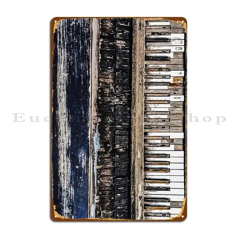 Insegne In Metallo Per Pianoforte Vintage Home Cinema Designer Soggiorno Pub Tin Sign Poster