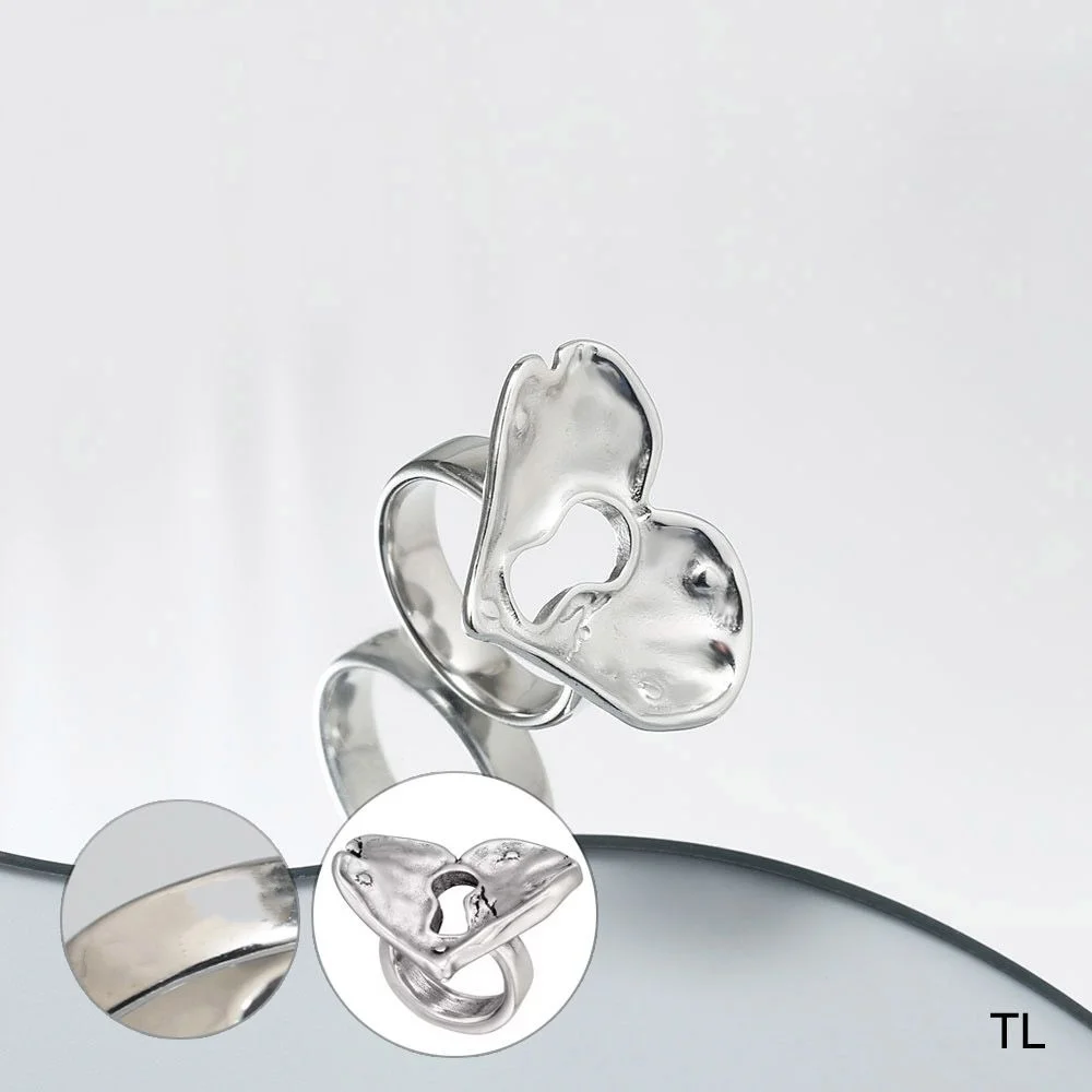 

Модные женские и мужские серебряные золотые кольца на палец из нержавеющей стали в стиле ретро