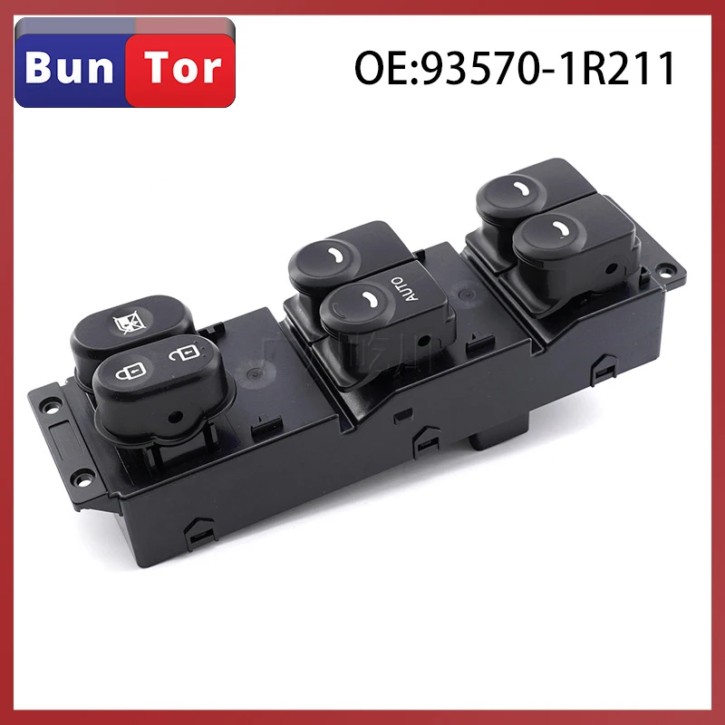 

Переключатель управления окошком автомобиля OE:93570-1R211 для Hyundai Accent, переключатель стеклоподъемника, автомобильные аксессуары, автоматический переключатель