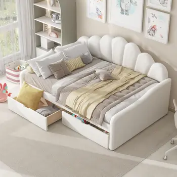 Velvet Full Corner Daybed 1