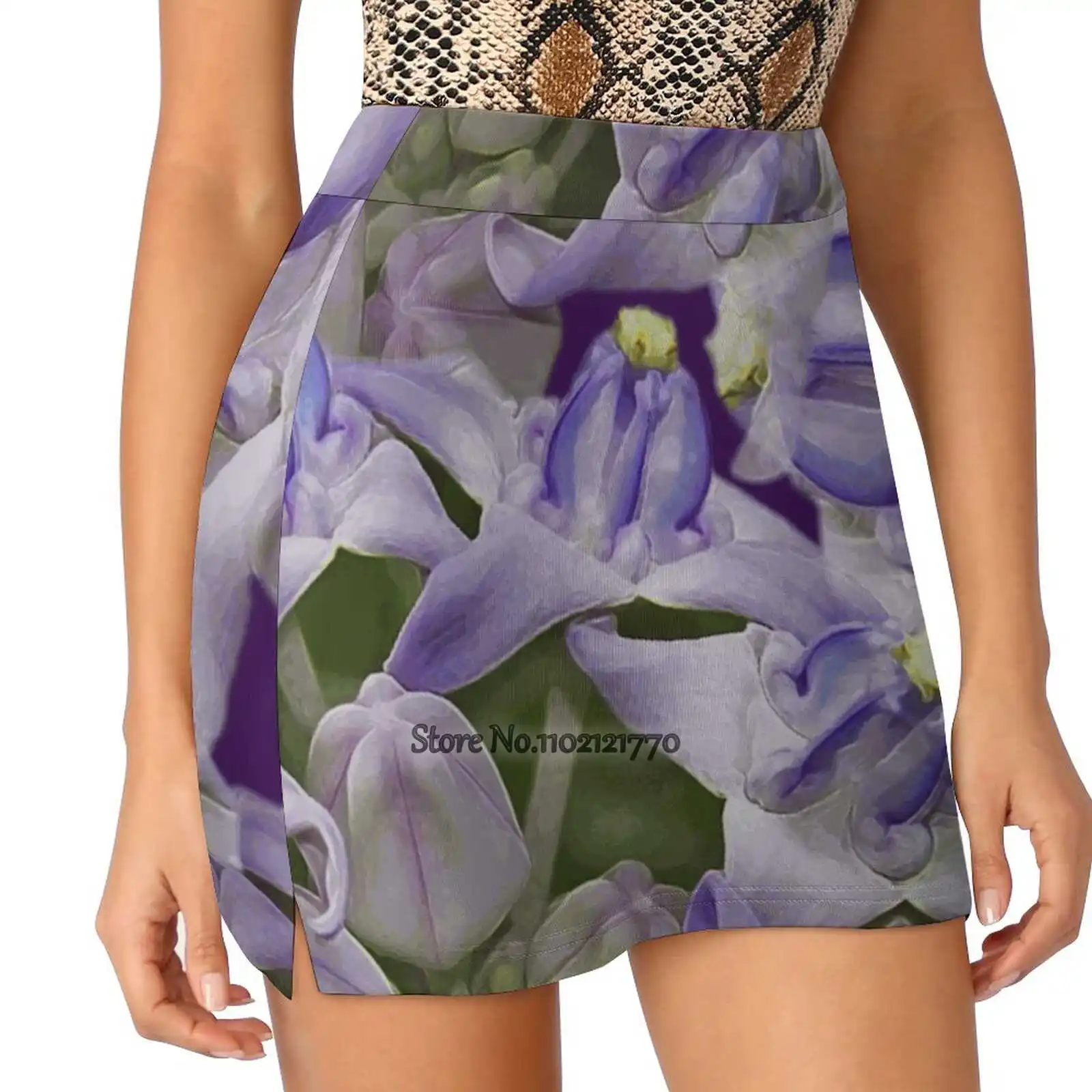 

Lili'U Women Tennis Skirts Golf Badminton Pantskirt Sports Phone Pocket Skort Ladies Short Skirt Skirts