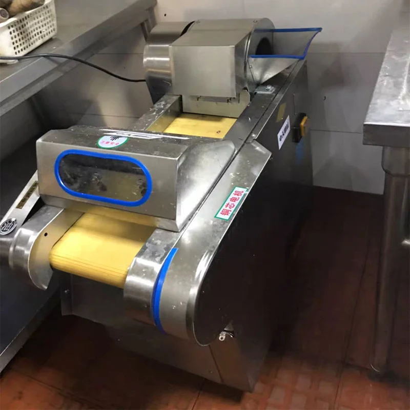2024New Commercial Electric Meat Cutter Desktop Multi-Function Slicer Potato Beetroot Eggplant Cutting Machine 6