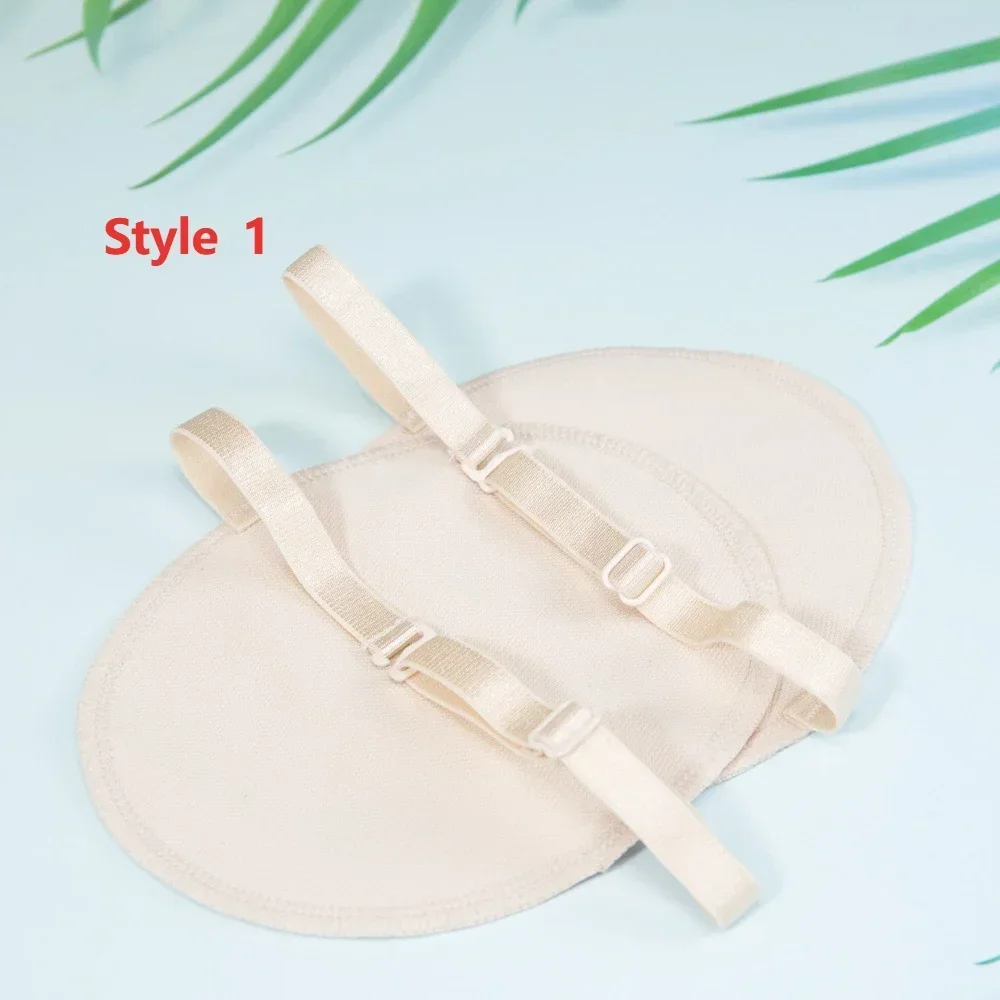 Washable Deodorant Armpit Absorbent Sweat Pads Summer Reusable Sweat Perspiration Perfume Absorbing Pad Underarm Guards 2pcs