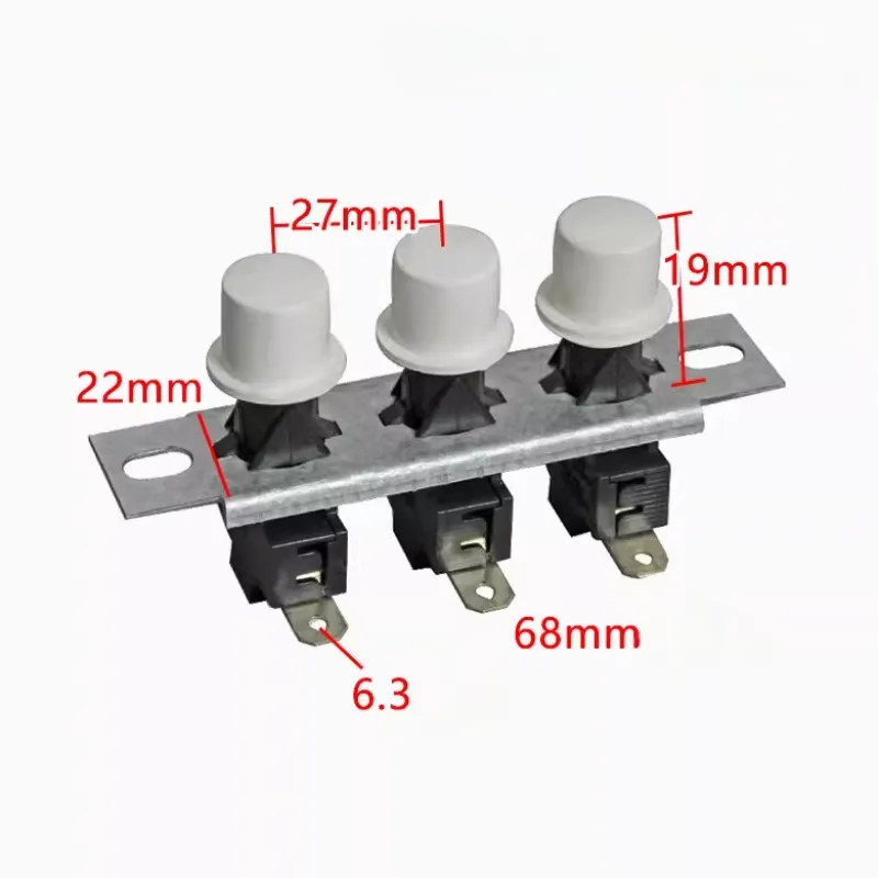 Electric heater switch 3 keys heater switch, small sun button, electric accessories