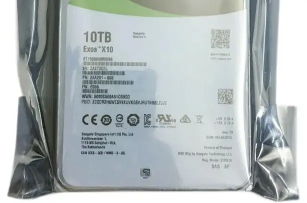 For X10 ST10000NM0096 10T 7 2K 256M SAS 12G server hard drive