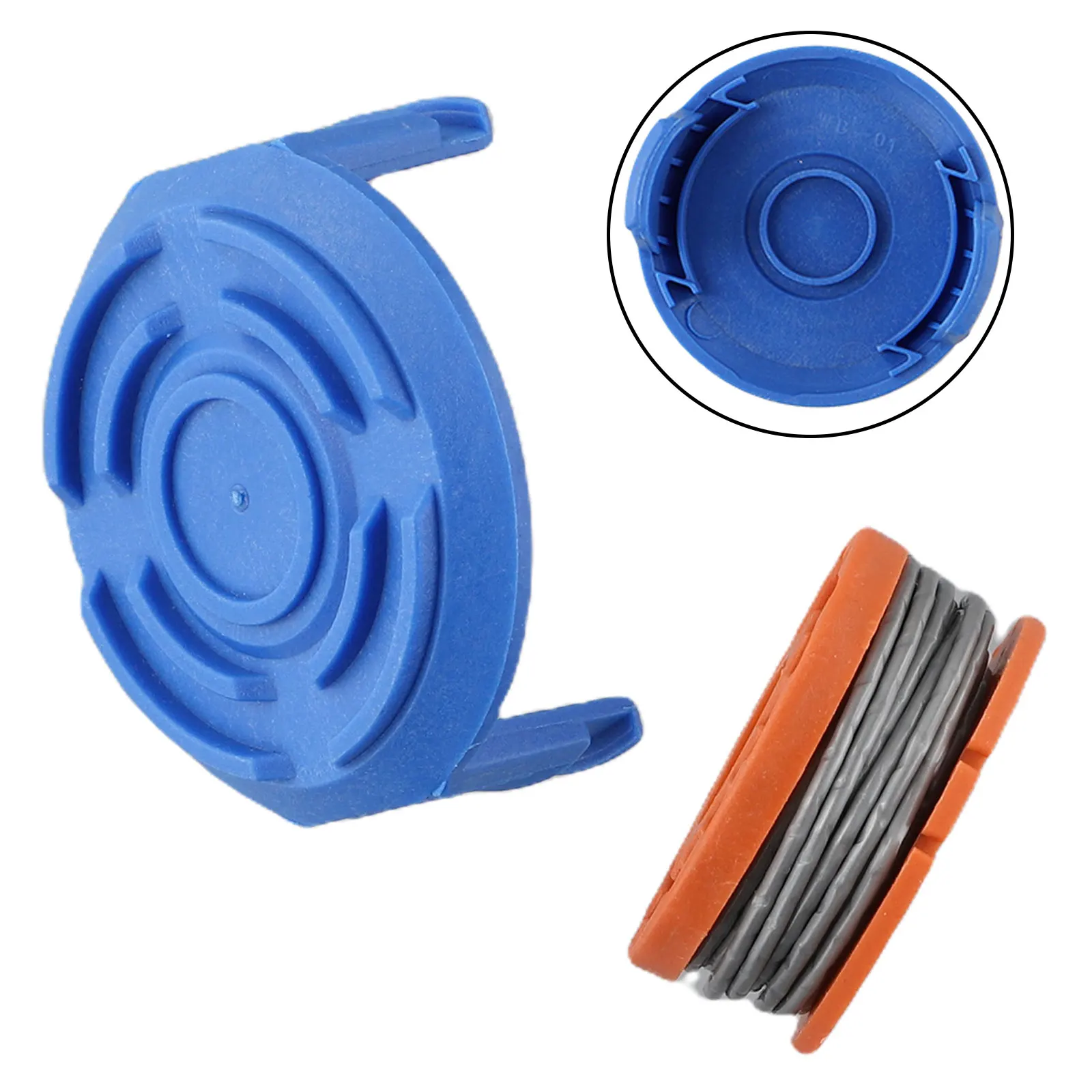 Spulen abdeckung und Linie für Macallister mgtp18li 1,5mm 1x2,5 m Strimmer Garten Gras Rasens ch neider und Trimmer Werkzeug teile ersetzen
