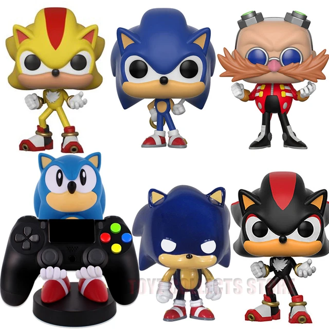 Funko Pop Lot Bundle of 2 Sonic The Hedgehog - Shadow, Sonic With