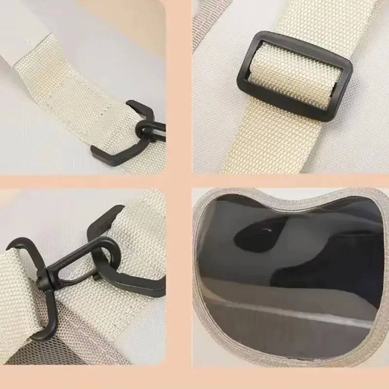 Portable Cat Carrier Bag 360&deg; Mesh Ventilated Collapsible Handheld Tote For Small Cats Car Travel Spring Pet Outing Pet Backpack
