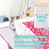 2Roll Jelly Roll Batting Strip 2 1/4In Cotton Blend Fleece Batting On A Roll Total 70Yard For Jelly Roll Rugs,Throw Rugs 3