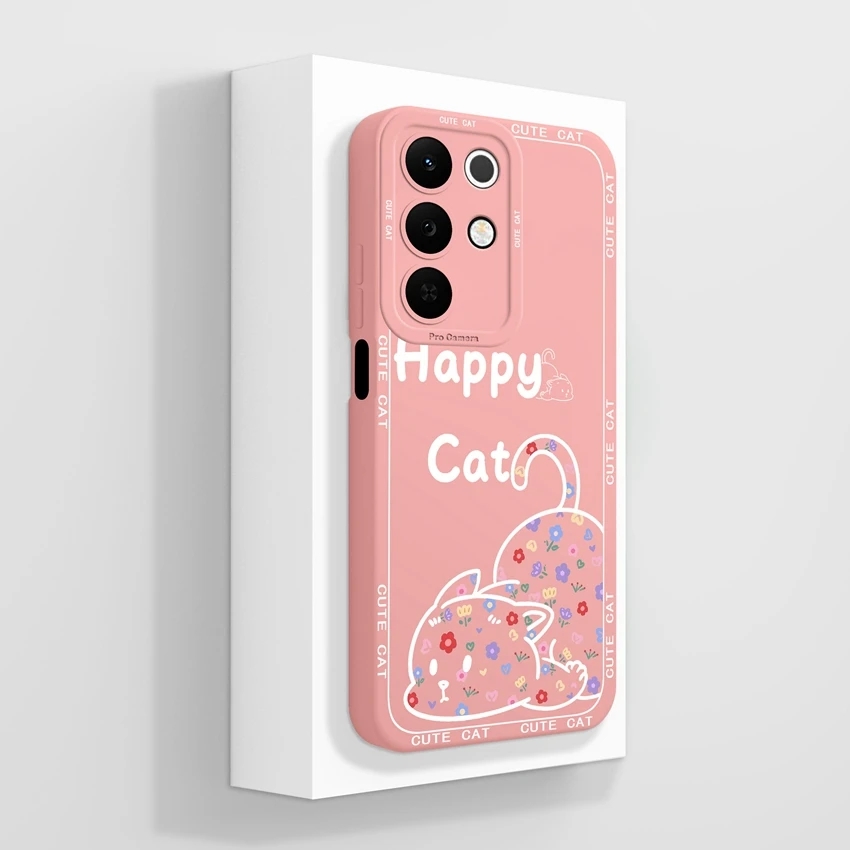 Lovely Striped Rabbit Pattern Shockproof Silicone Phone Case