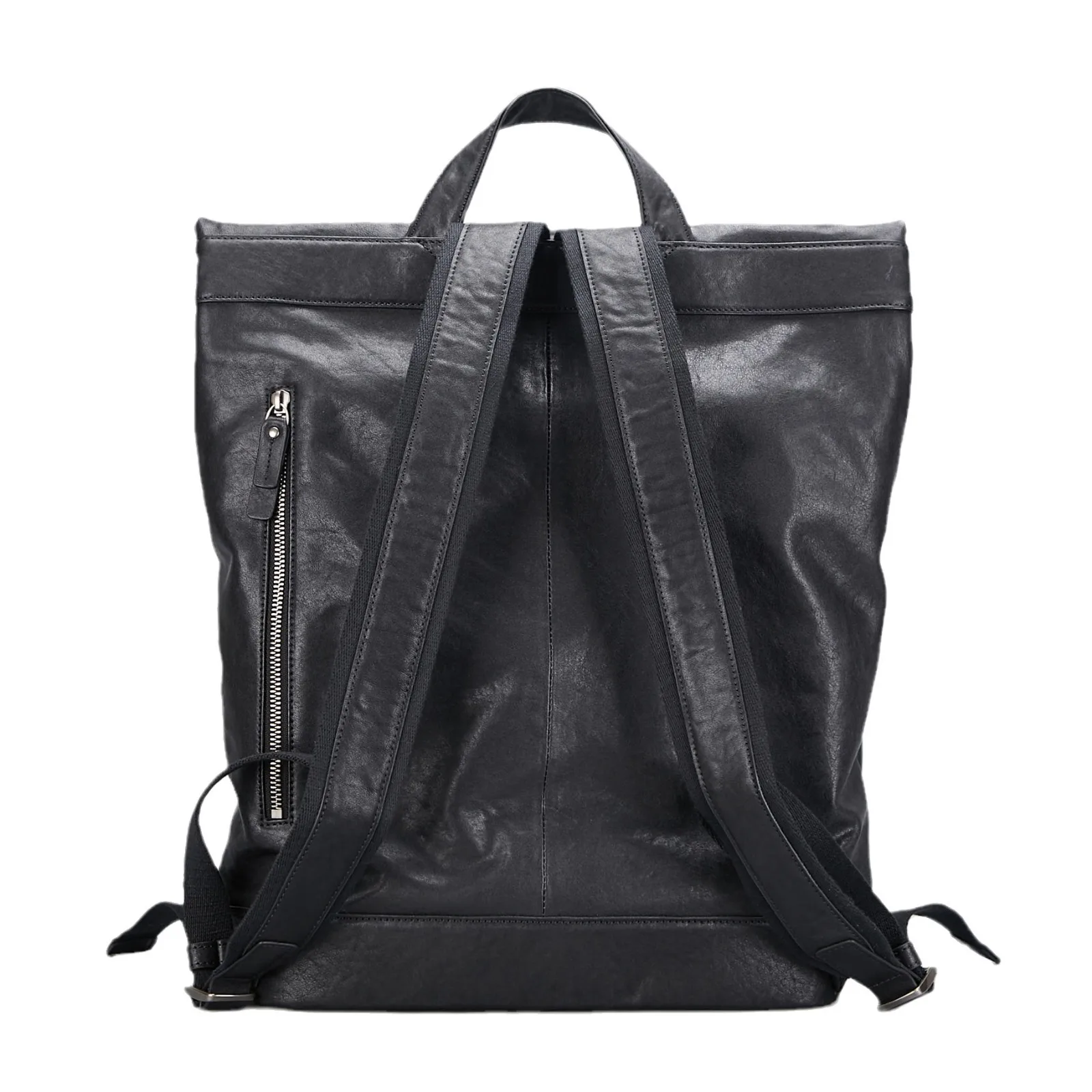 New Premium Top Grain Leather Backpack for Men Stylish Business Casual Carryall Spacious Modern Work Bag Everyday Use