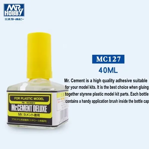 Tamiya 87003 Liquid Cement Adhesive 40ml Bottle for Model Kits with Brush  in Lid