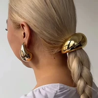 Bandes de cheveux double couche irrégulières en métal pour femmes, épingles à cheveux élastiques, bande de sauna, UL, mode, bijoux, accessoires, cadeau 3