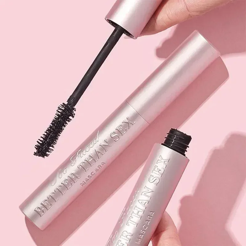 Mascara Better Than Sex Maquillage Grands Yeux Nourrissant Waterproof Résistant à la transpiration Volume Long et Épaississant Rose Aluminium Maquillage lisse_voghion.com