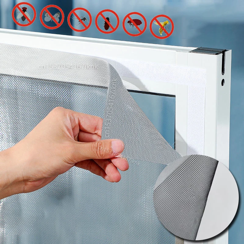 

Window Mosquito Net Self-adhesive Anti Mosquito Door Mosquito Mesh DIY Free Cutting Mosquito Net Anti Fly Insect Curtain Screen