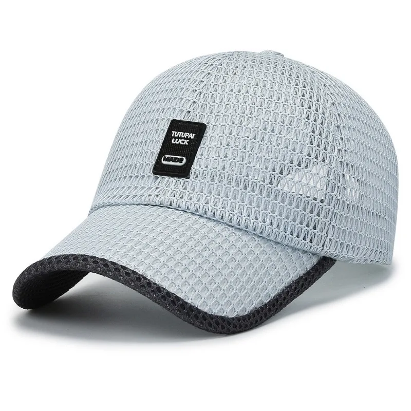 Summer Mesh Baseball Cap for Men Adjustable Breathable Caps Quick Dry Running Hat Baseball Cap Unisex Street Hip Hop Sunshade 5