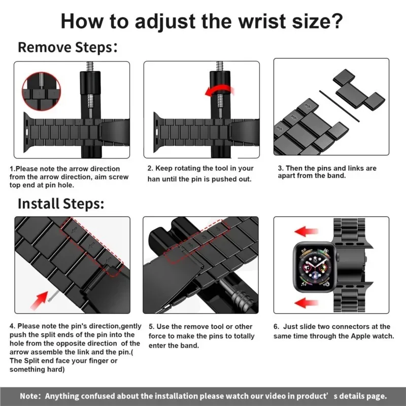 รูปสินค้า สายสแตนเลสสําหรับ Apple Watch band 45 มม.44 มม.2 49 มม.42 มม.-40 มม.-41 มม.-46 มม.โลหะ watchband series 10 9 8 7 6 5 4 3 se