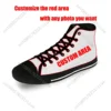 The Walking Dead Horror High Top Sneakers Mens Womens Teenager Canvas High Quality Sneaker Casual Custom Shoes Customize Shoe 4