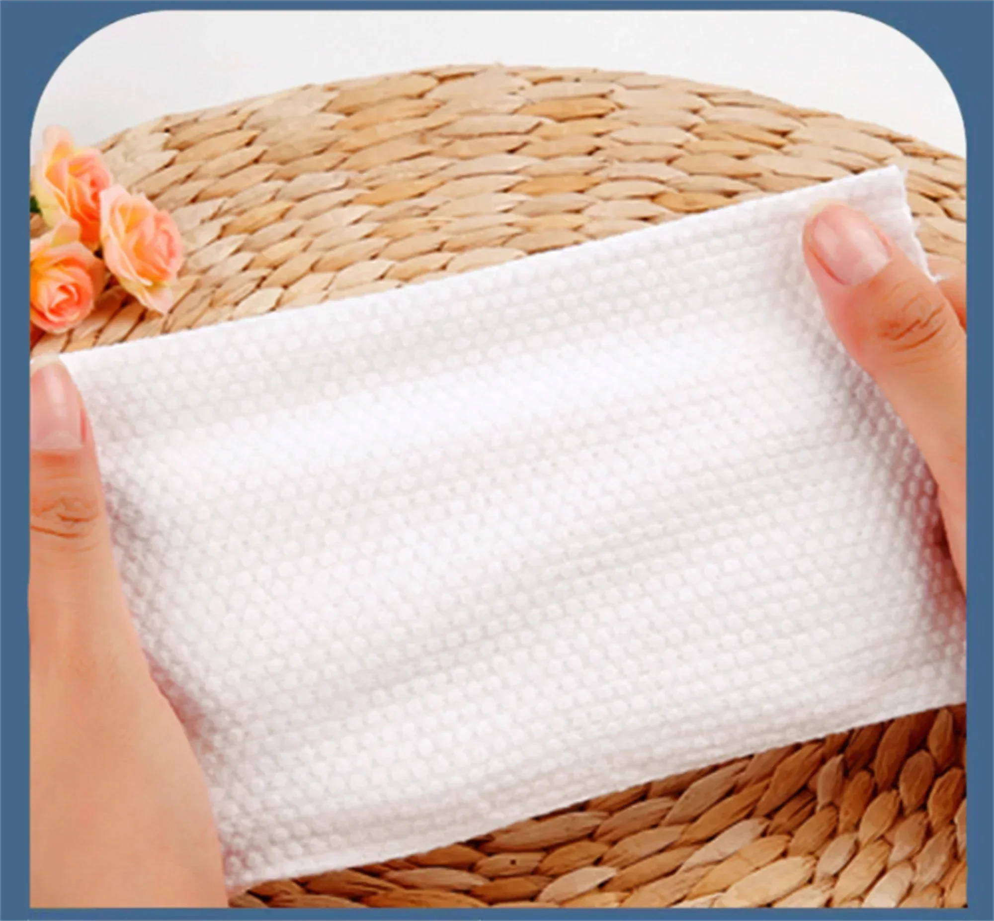 55 Pcs/set Wash Face Towel Disposable Facial Tissue Makeup Remover Multilayer Cotton Pads Soft Breath Towel