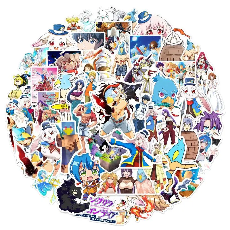 10/25/50Pcs Anime Shangri La Frontier Stickers Cartoon Graffiti Waterproof Sticker Luggage Suitcase Notebook Laptop Motorbike