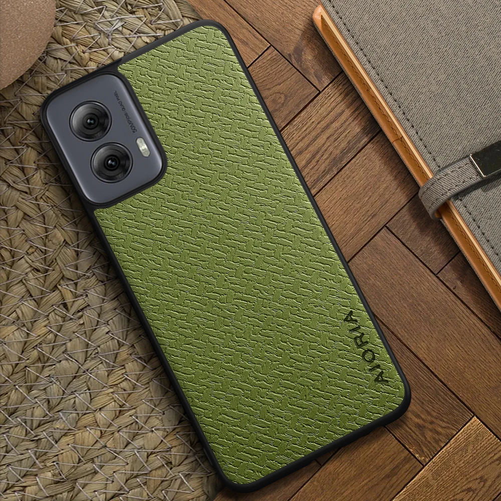 Bamboo Woven Texture Pattern Design Simple Phone Case