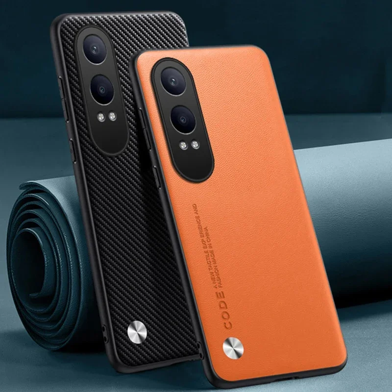 Premium PU Leather Silicone Hybrid Phone Case - Luxurious Full Protection Back Cover