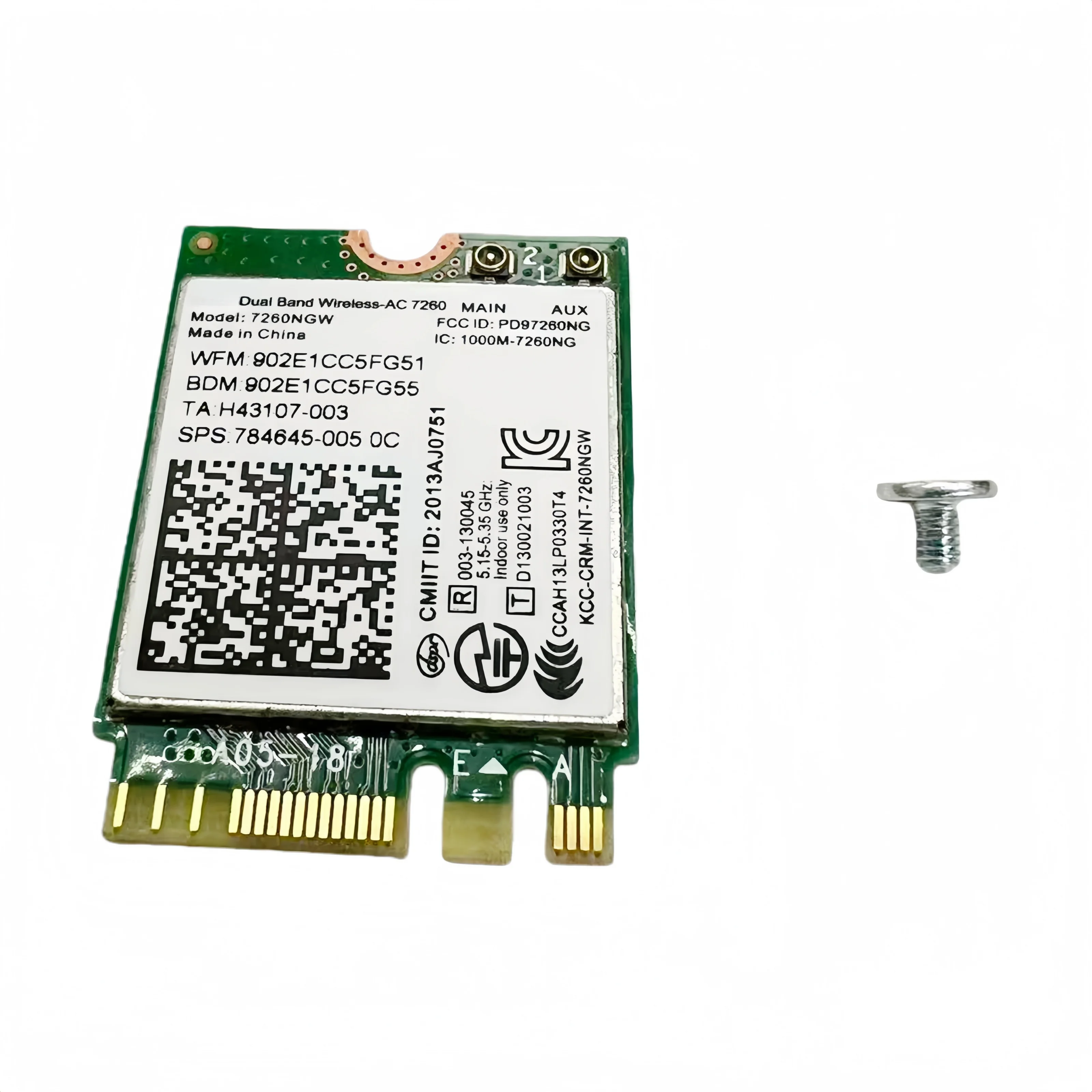 Kit Cavi Antenna WiFi AX201NGW Per HP 400g6 600g6 800g6 800g8 400g9 600g9 800g9 – Originale Con Bluetooth 5.2