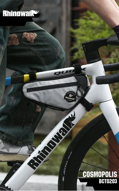 Bolsa Triangular Para Marco De Bicicleta - Impermeable, Con Compartimentos, Para Bicicletas De Carretera