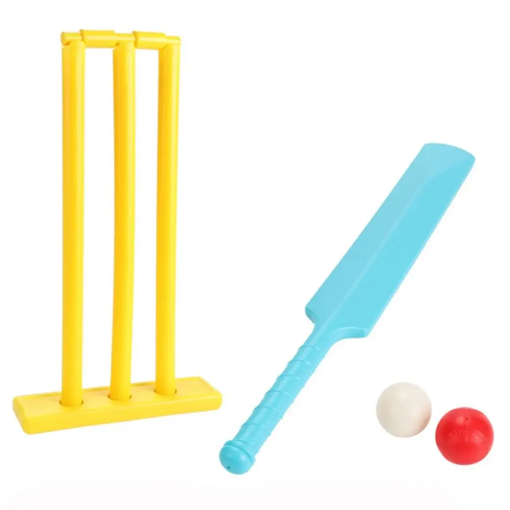 Plastic Exercise Sports Equipment Kids Cricket Set Beach Games Croquet Paddles Hard Board cricket ball