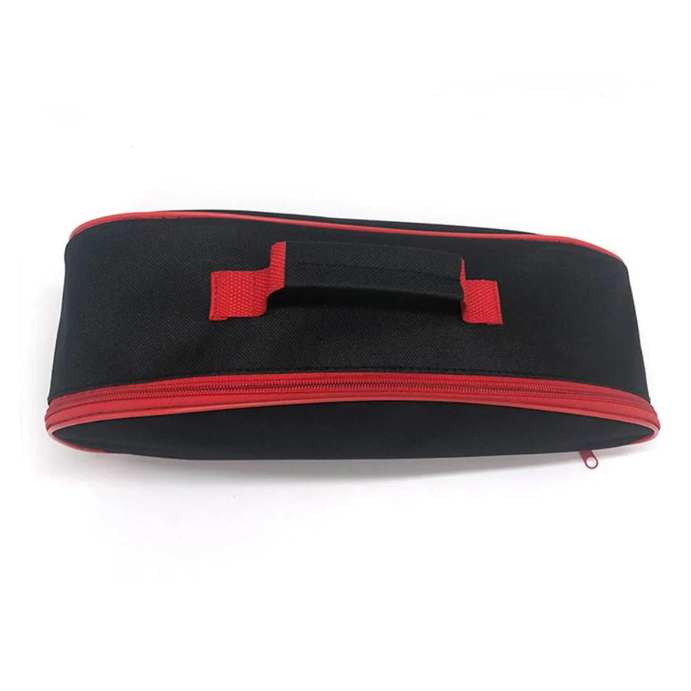 Vacuum Cleaner Tool Storage Pouch 1PC Polyester PVC Chain Closure Bag 360x110x160mm with Upper Handle Foldable Design