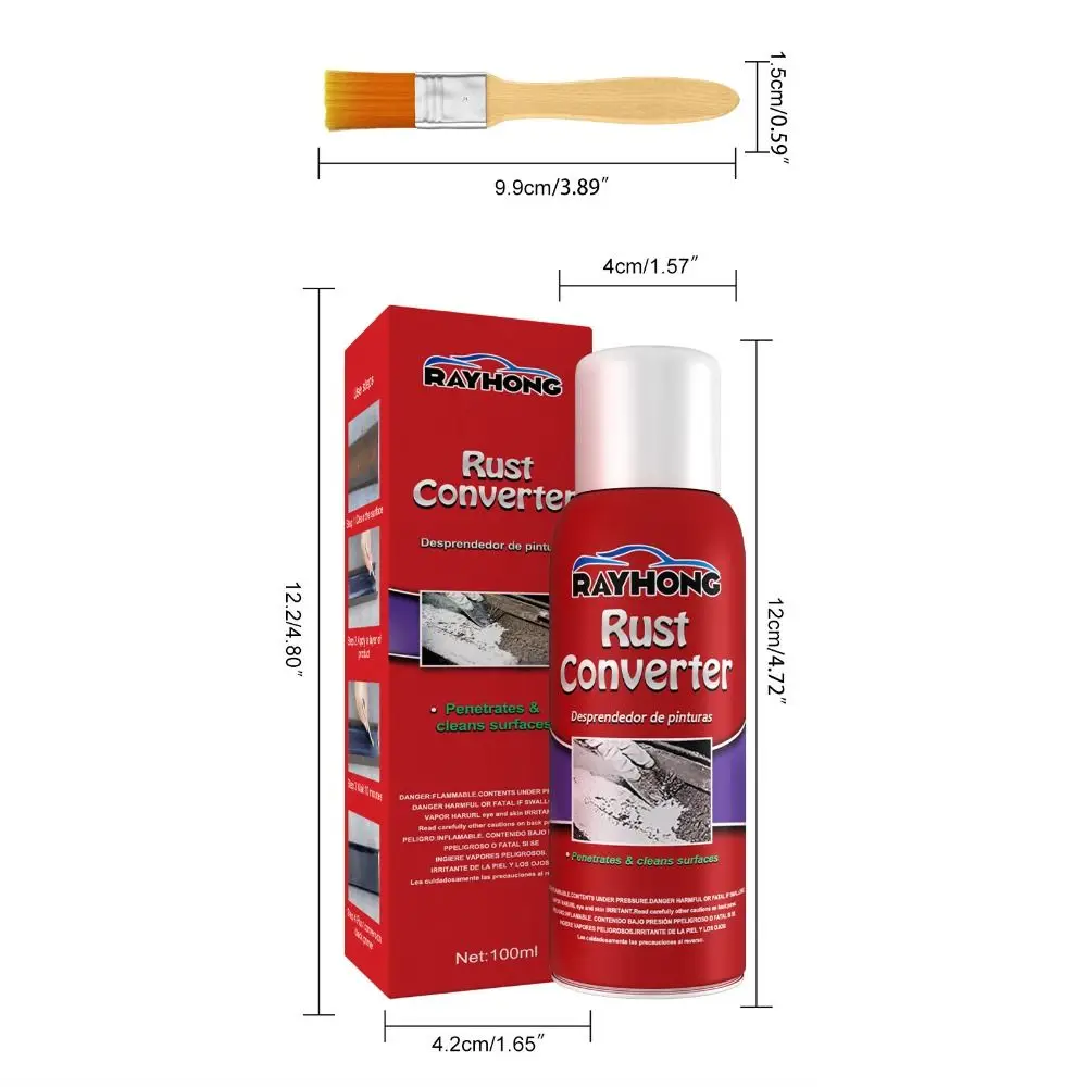Protection Cleaner Anti-Rust Iron Metal Surface Rust Converter Deruster Rust Remover Car