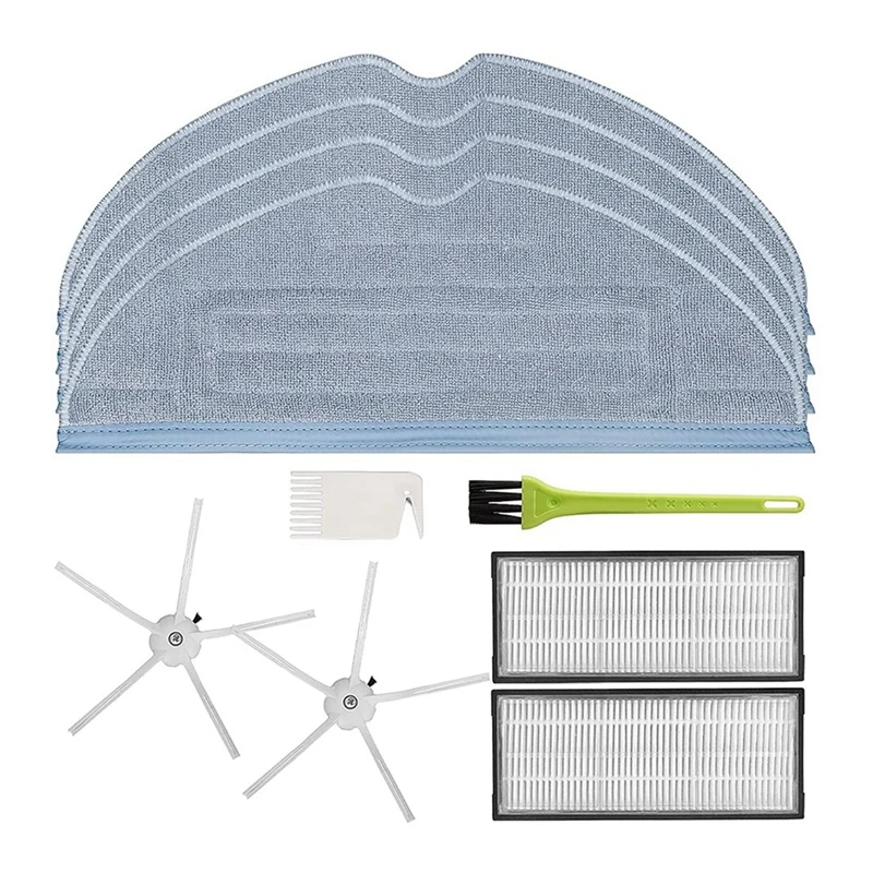 

Запасные части для Xiaomi Roborock S7, S7plus, S7max, T7S, T7S Plus, с HEPA-фильтром, тканью для швабры, боковой щеткой и т. д.